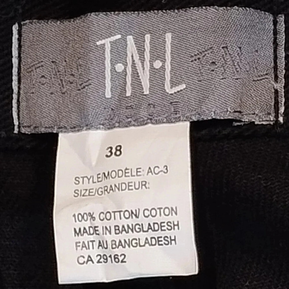 TNL Men's NWT Black Denim Jeans in Size 38/32 - Picture 3 of 11